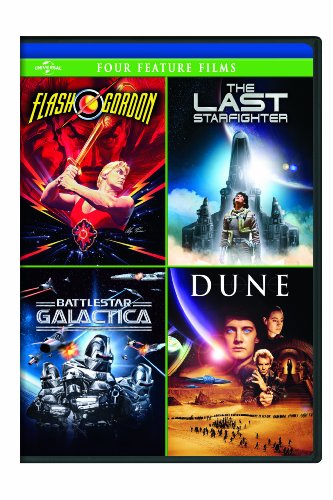 FLASH GORDON / THE LAST STARFIGHTER / BATTLESTAR GALACTICA / DUNE FOUR FEATURE FILMS [DVD] (BILINGUAL)