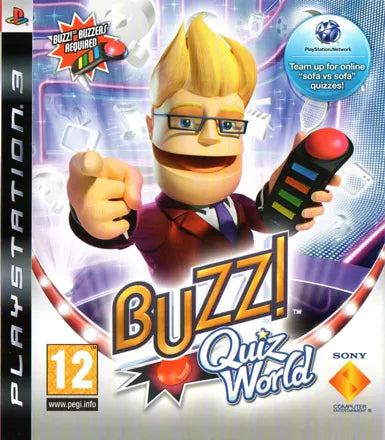 BUZZ QUIZ WORLD (BUNDLE W/ BUZZERS)  - PS3