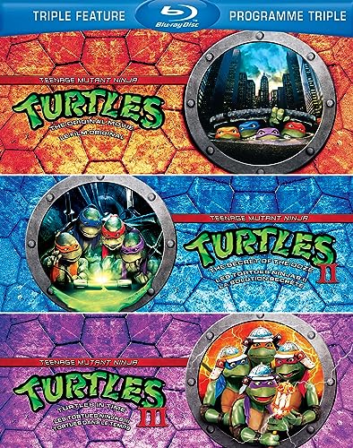 TEENAGE MUTANT NINJA TURTLES 1-3 [BLU-RAY] (BILINGUAL)