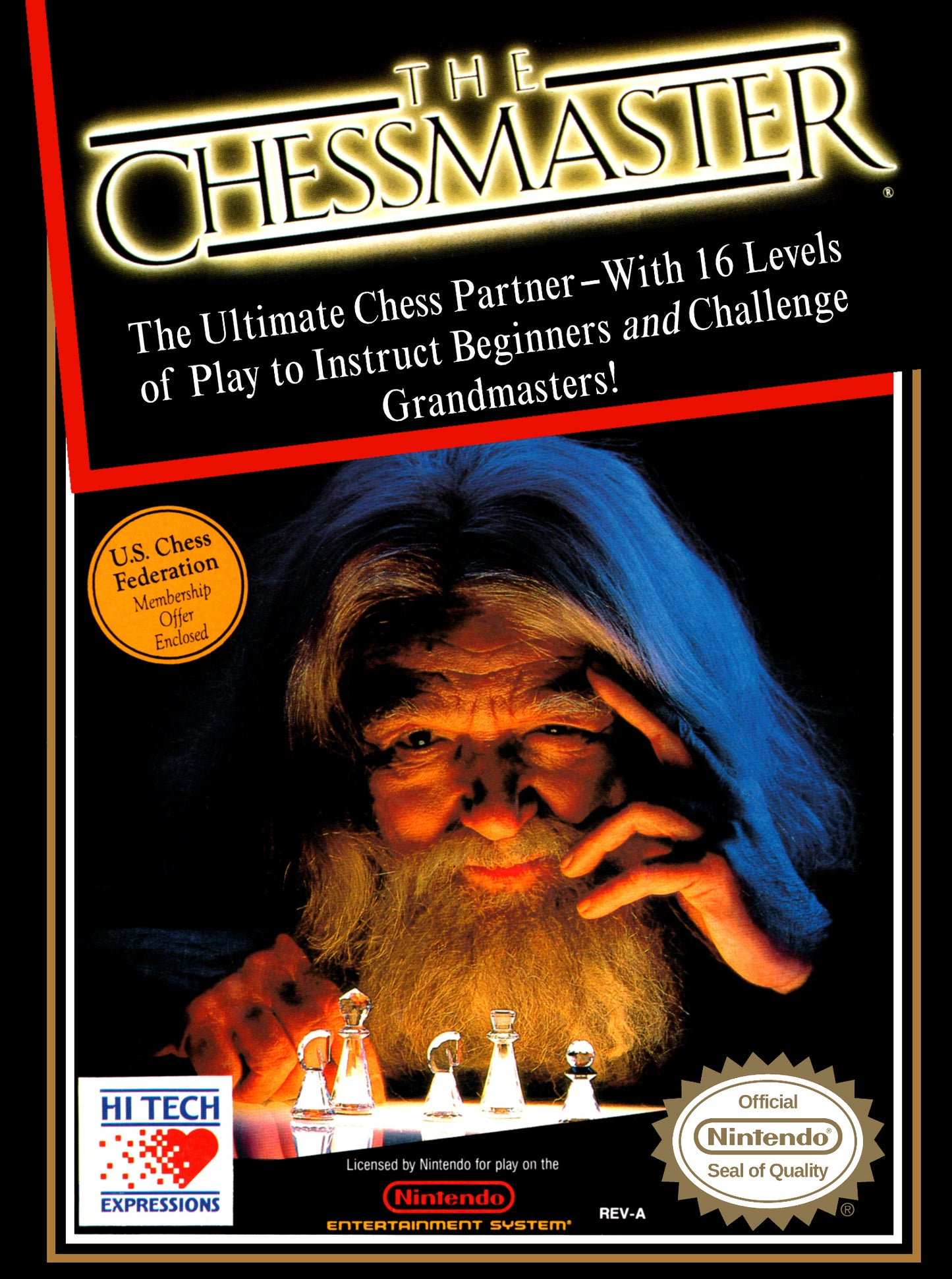 CHESSMASTER  - NES (W/BOX)