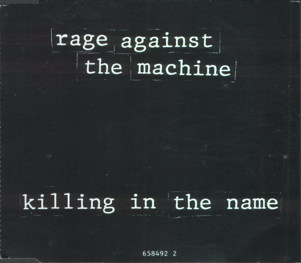 RAGE AGAINST THE MACHINE  - KILLING IN THE NAME (EP)