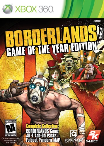 BORDERLANDS GAME OF THE YEAR - XBOX 360 GAME OF THE YEAR EDITION