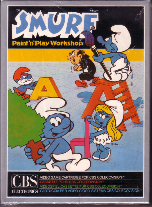 SMURF: PAINT 'N' PLAY WORKSHOP  - COLECO