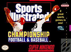 SPORTS ILLUSTRATED CHAMPIONSHIP FOOTBALL  - SNES (W/BOX & MANUAL)