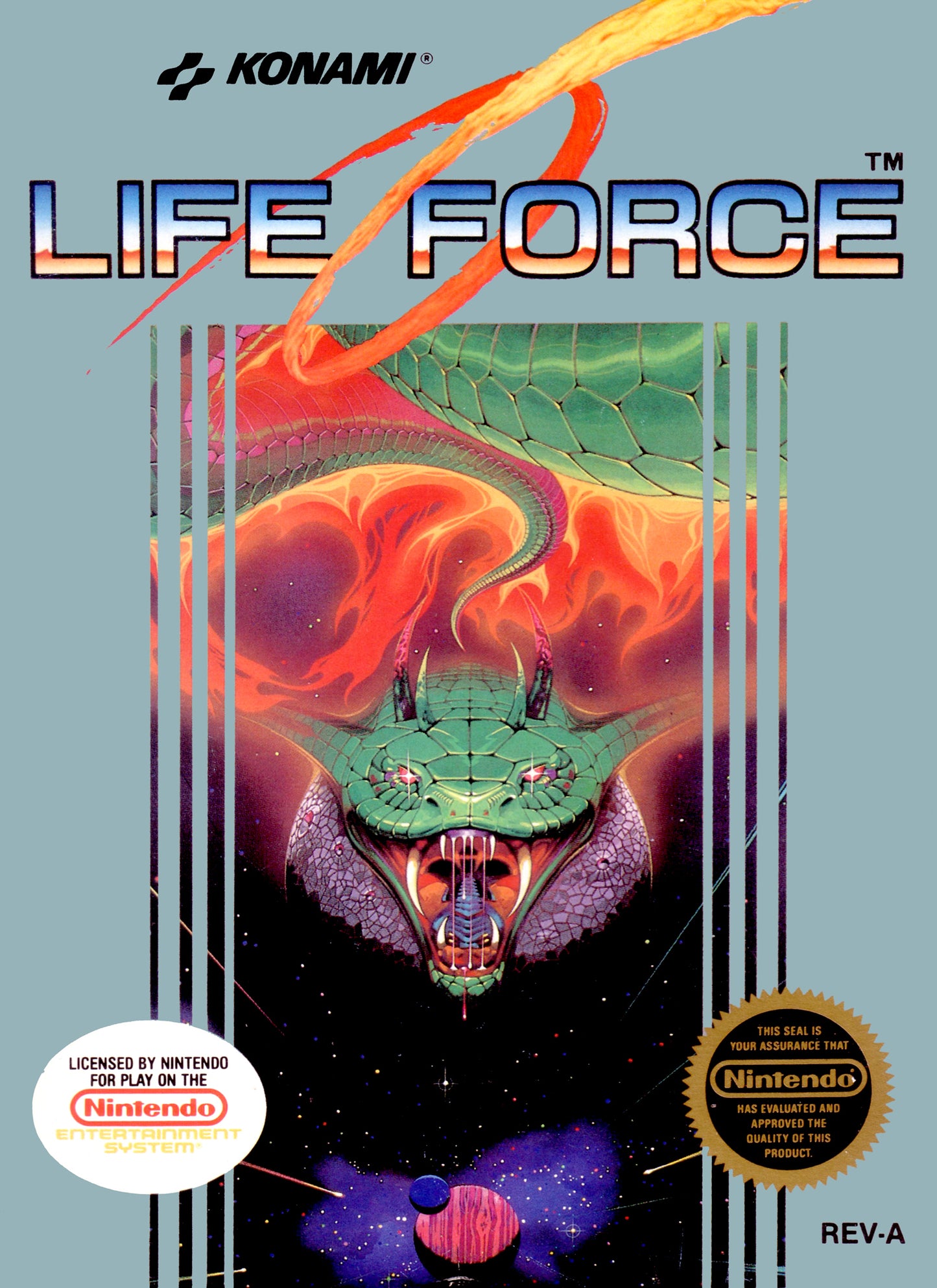 LIFE FORCE  - NES (W/BOX & MANUAL)