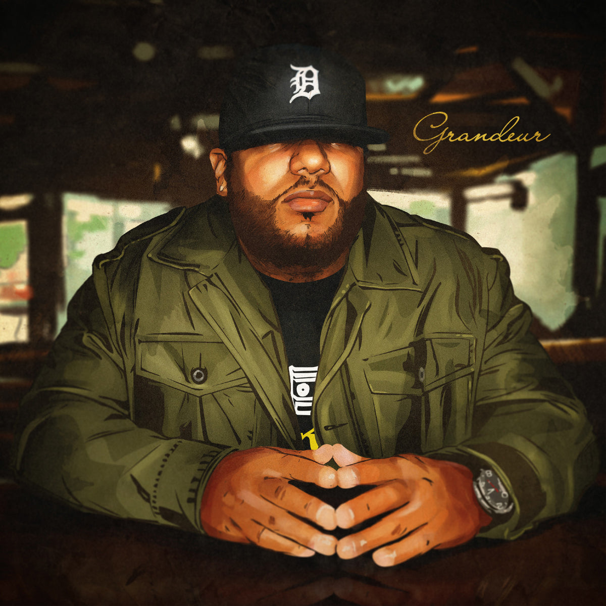 APOLLO BROWN - GRANDEUR (OLIVE GREEN VINYL)