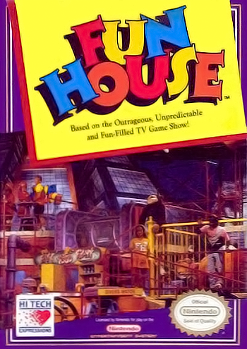 FUN HOUSE  - NES (W/BOX & MANUAL)