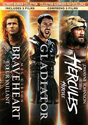 BRAVEHEART/GLADIATOR/HERCULES - DVD-ULTIMATE WARRIOR COLLECTION