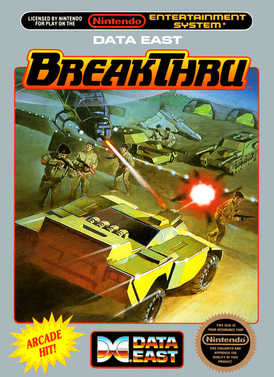 BREAKTHRU  - SNES (W/BOX & MANUAL)