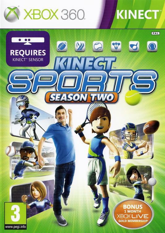 KINECT SPORTS: SEASON 1 & 2  - XBX360