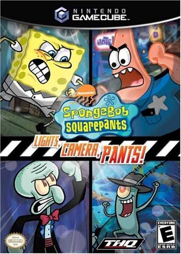 SPONGEBOB SQUAREPANTS LIGHTS CAMERA PANTS - GAMECUBE