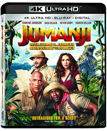 JUMANJI: WELCOME TO THE JUNGLE - 4K UHD/BLU-RAY/ULTRAVIOLET COMBO PACK (BILINGUAL)