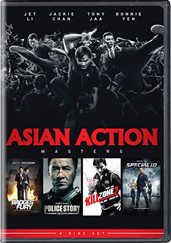 BADGES OF FURY/POLICE STORY/KILL ZONE 2/ - DVD-ASIAN ACTION MASTERS