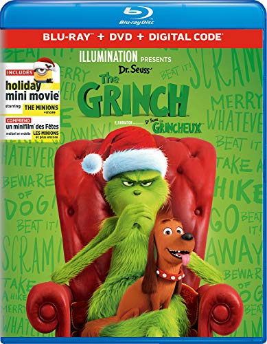 ILLUMINATION PRESENTS: DR. SEUSS' THE GRINCH [BLU-RAY + DVD + DIGITAL] (BILINGUAL)