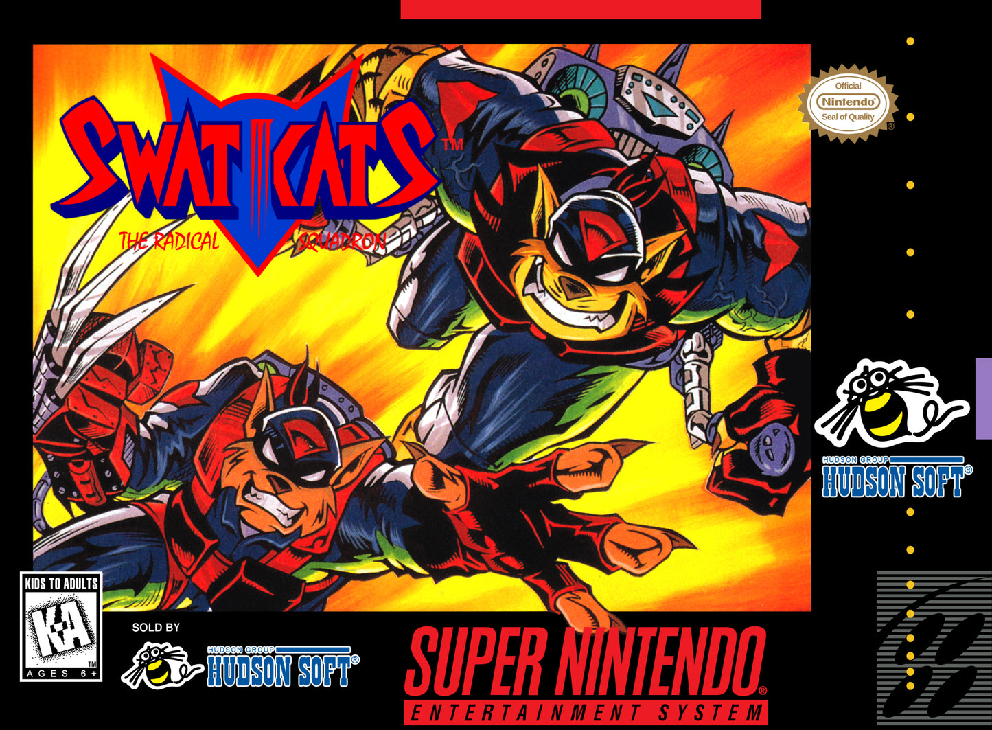 SWAT KATS  - SNES (W/BOX)