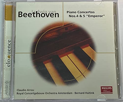 BEETHOVEN - PIANO CONCERTOS NOS. 4 & 5: ARRAU