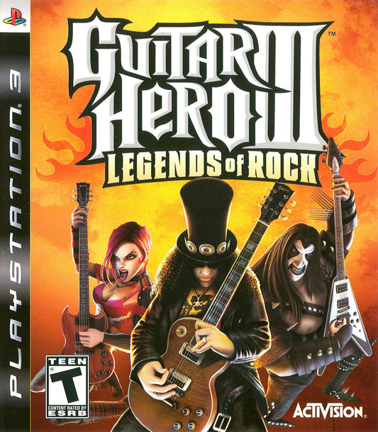 GUITAR HERO 3: LEGENDS OF ROCK  - PS3