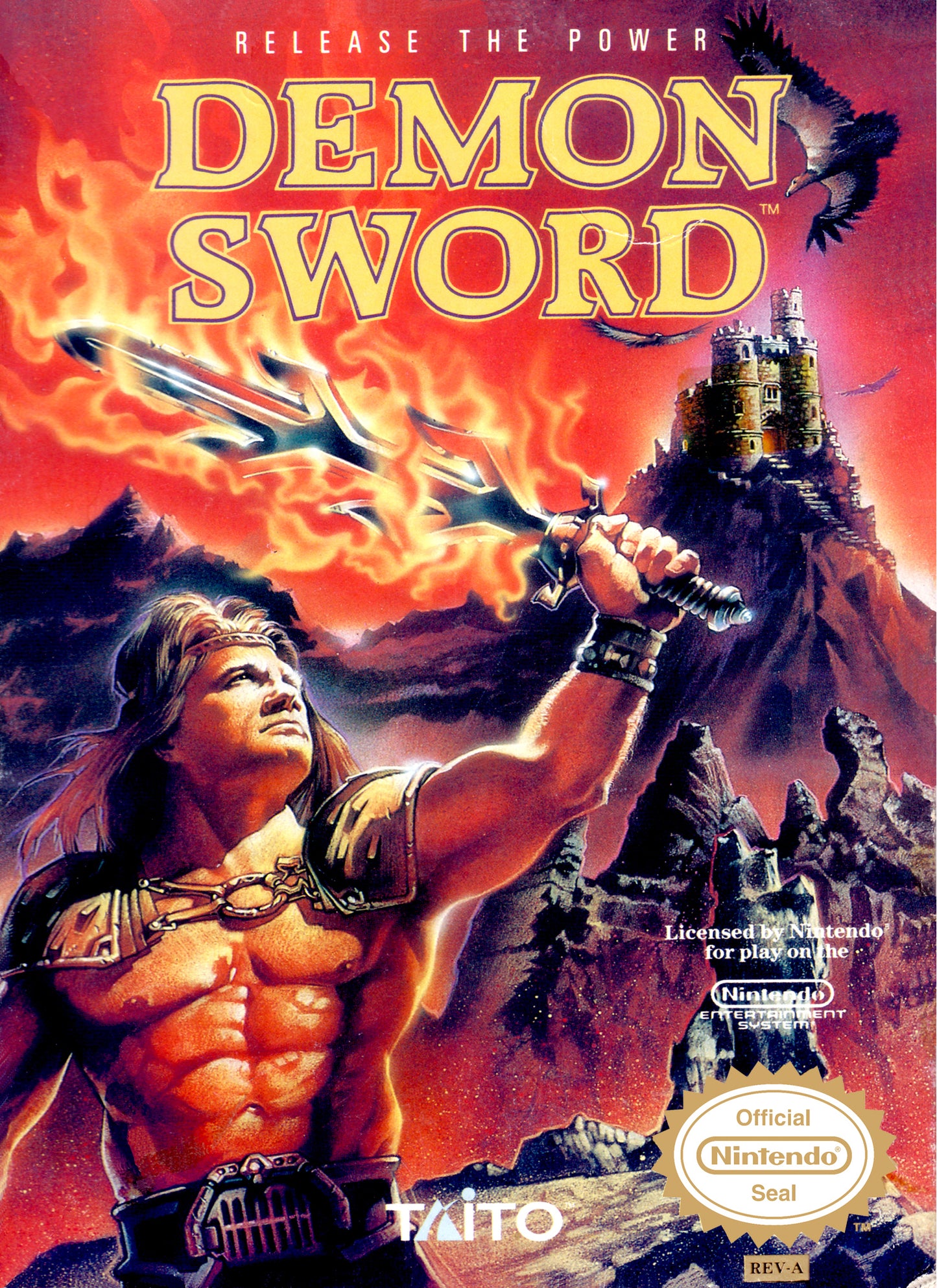 DEMON SWORD  - NES (W/BOX)