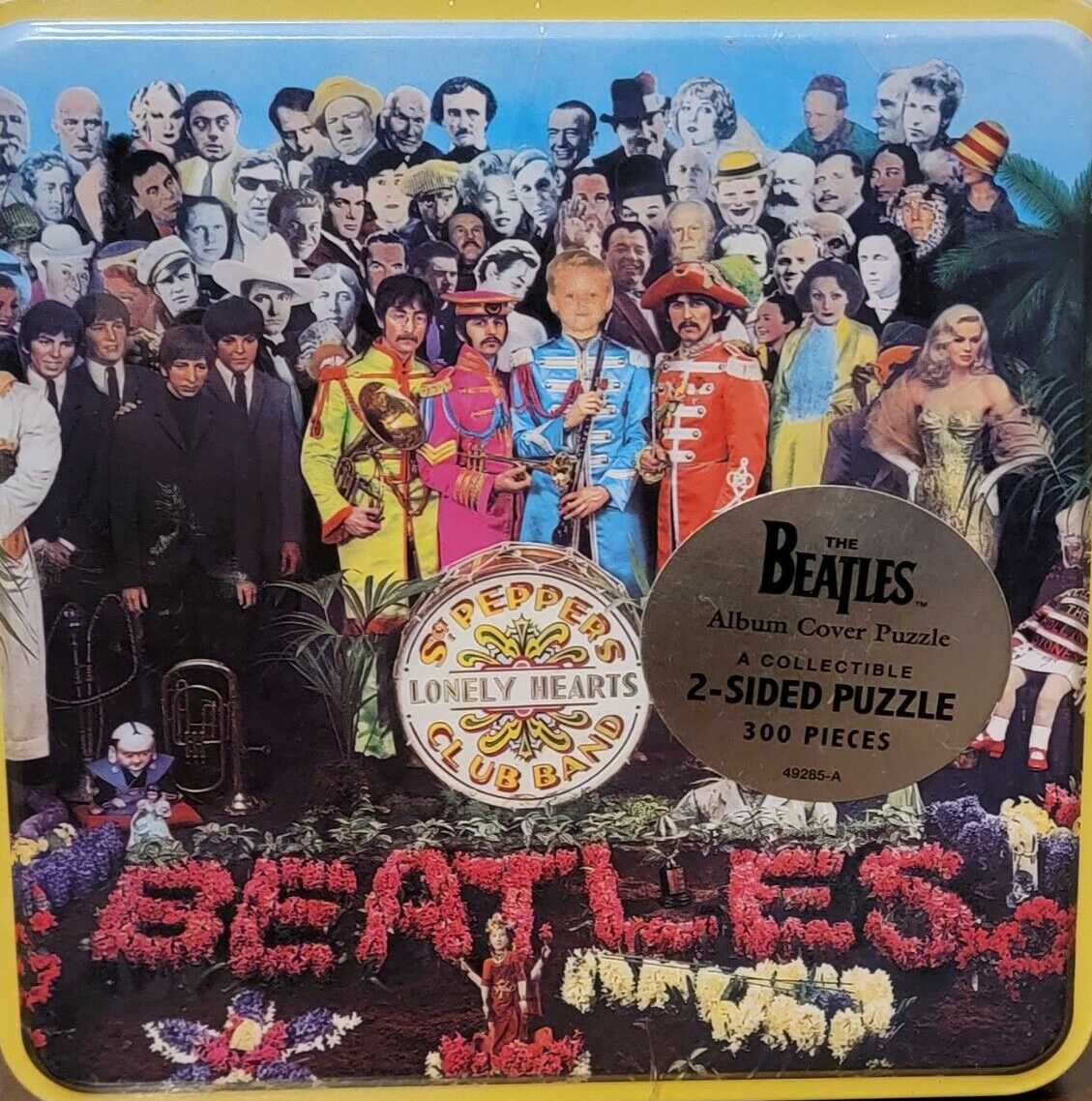 BEATLES: SGT. PEPPER'S (300 PIECE) - PUZZLE-TIN-MB-HASBRO