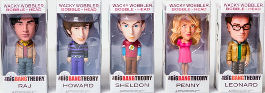 BIG BANG THEORY: SET OF 5 - WACKY WOBBLER