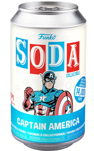 CAPTAIN AMERICA (COMMON) - FUNKO SODA