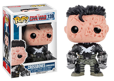CAPTAIN AMERICA CIVIL WAR: CROSSBONES (UNMASKED) #139 - FUNKO POP!-EXCLUSIVE