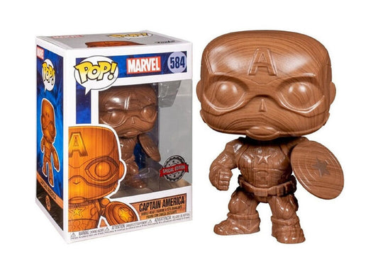 MARVEL: CAPTAIN AMERICA (WOOD) #584 - FUNKO POP!-SPECIAL EDITION