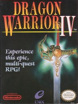 DRAGON WARRIOR IV  - NES (W/BOX & MANUAL)