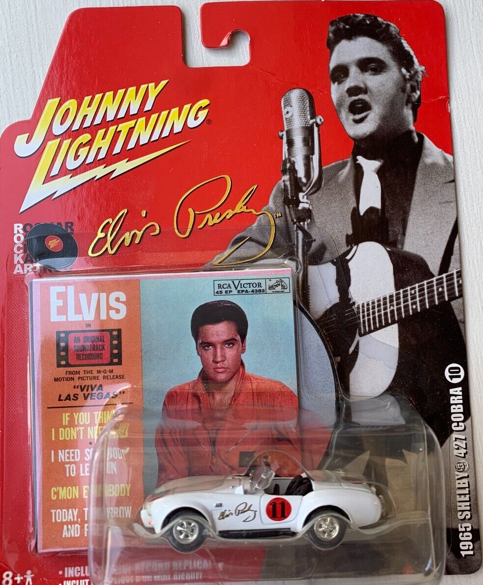 ELVIS: VIVA LAS VEGAS CAR-1965 SHELBY 427 COBRA - JOHNNY LIGHTNING-2005