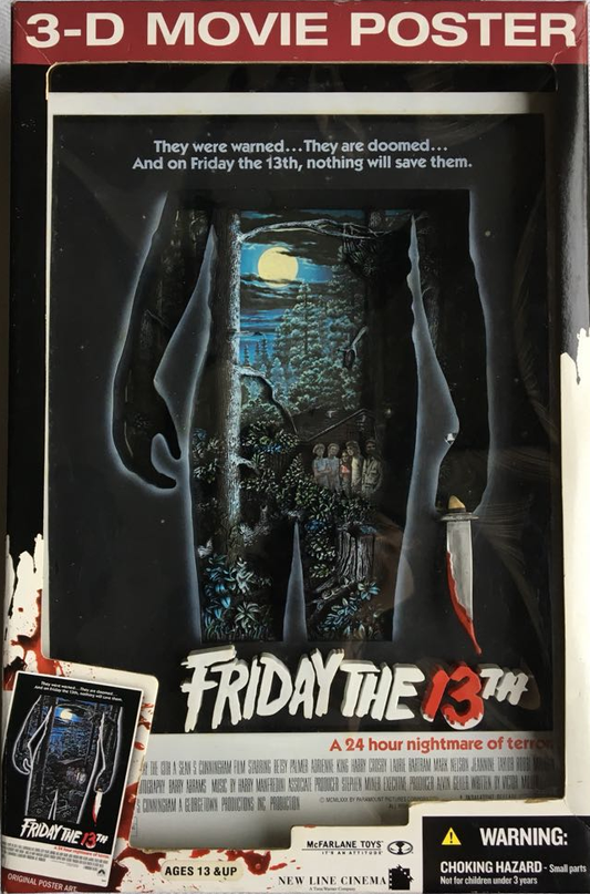 FRIDAY THE 13TH (3D POSTER) - MCFARLANE-2006 (DAMAGED BOX)