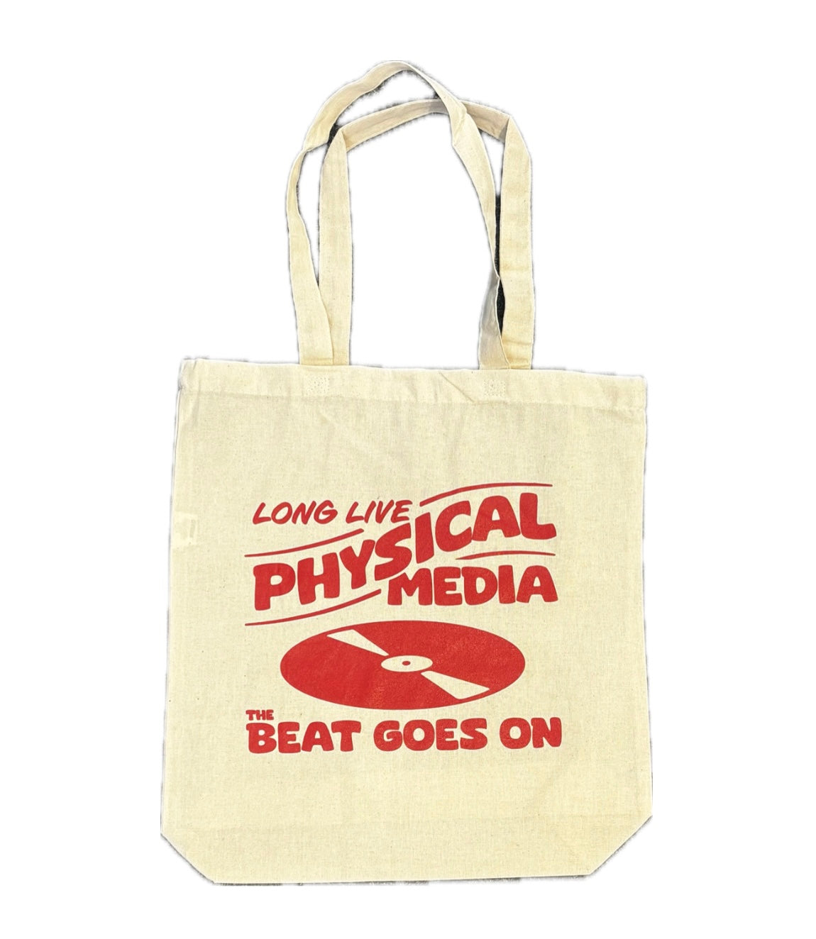 Long Live Physical Media Tote Bag