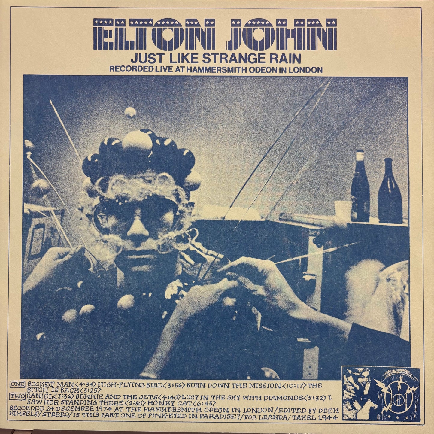 Elton John - Just Like Strange Rain (Used LP)