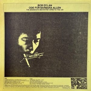 Bob Dylan - One For Barbara Allen (Used LP)