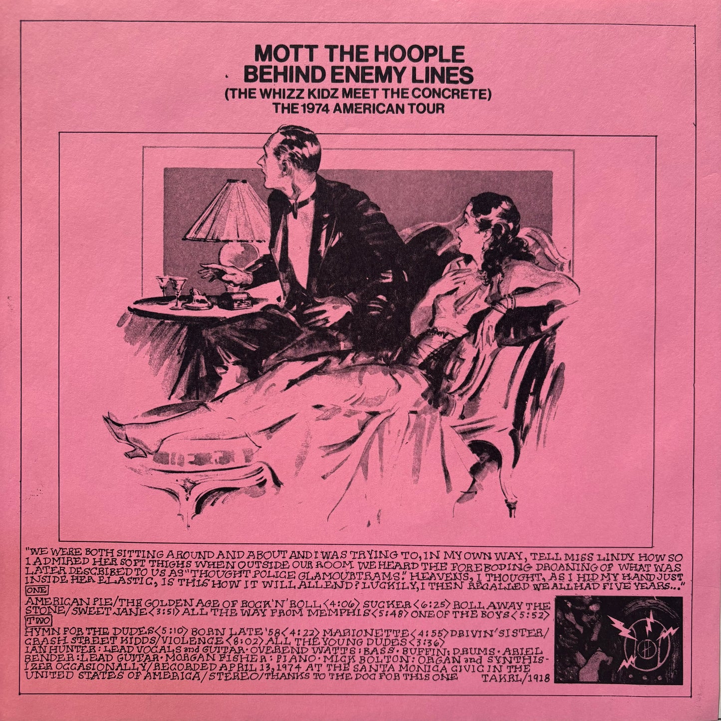 Mott The Hoople - Behind Enemy Lines (Used LP)