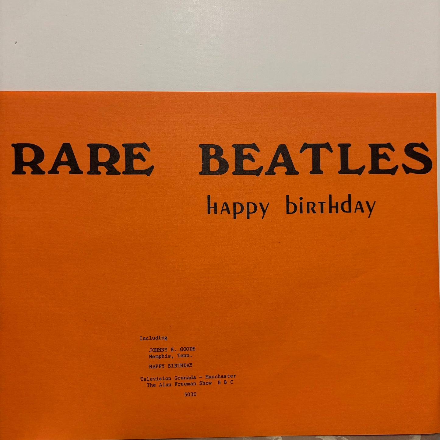 Beatles - Rare Beatles - Happy Birthday (Used LP)