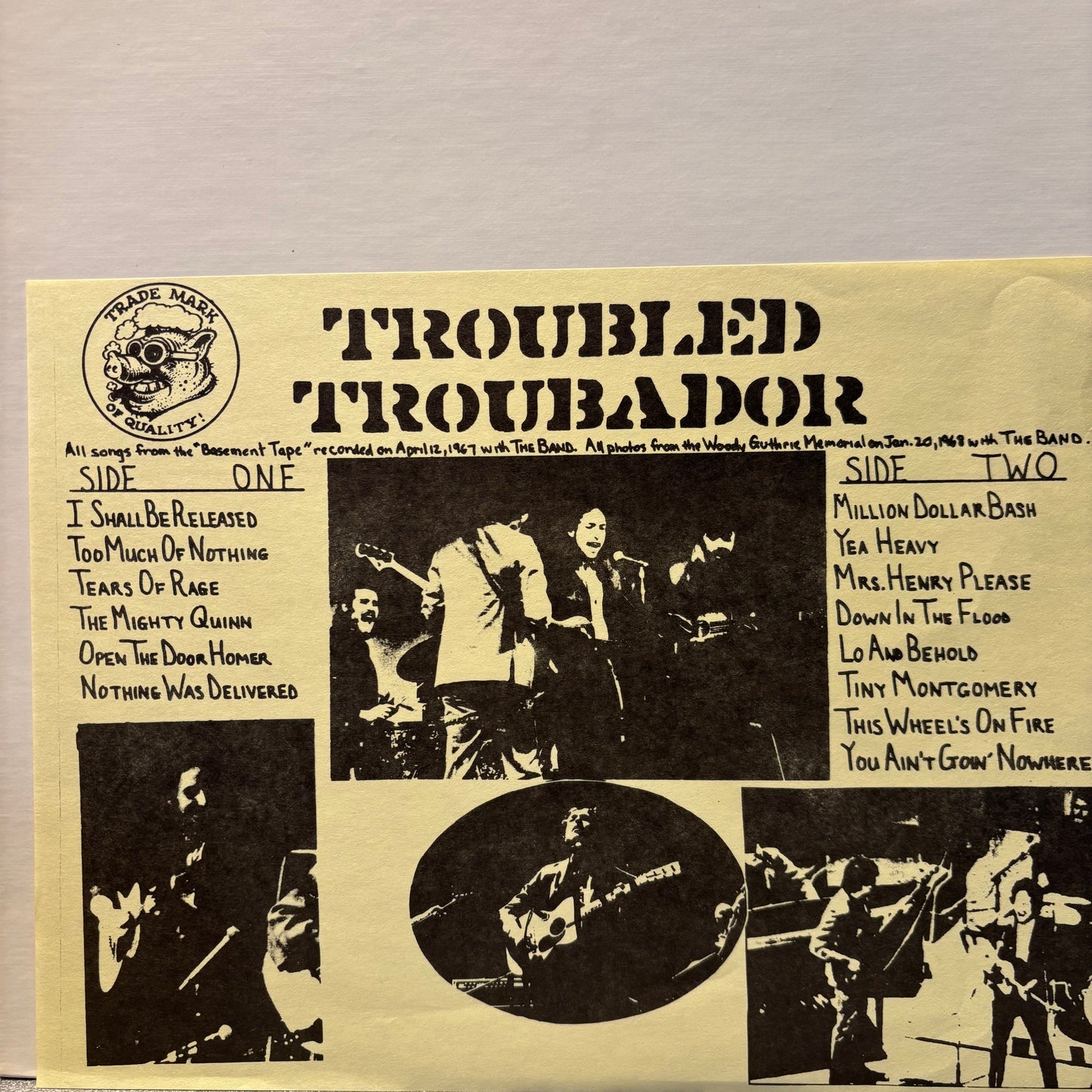 Bob Dylan - Troubled Troubadour (Used LP)