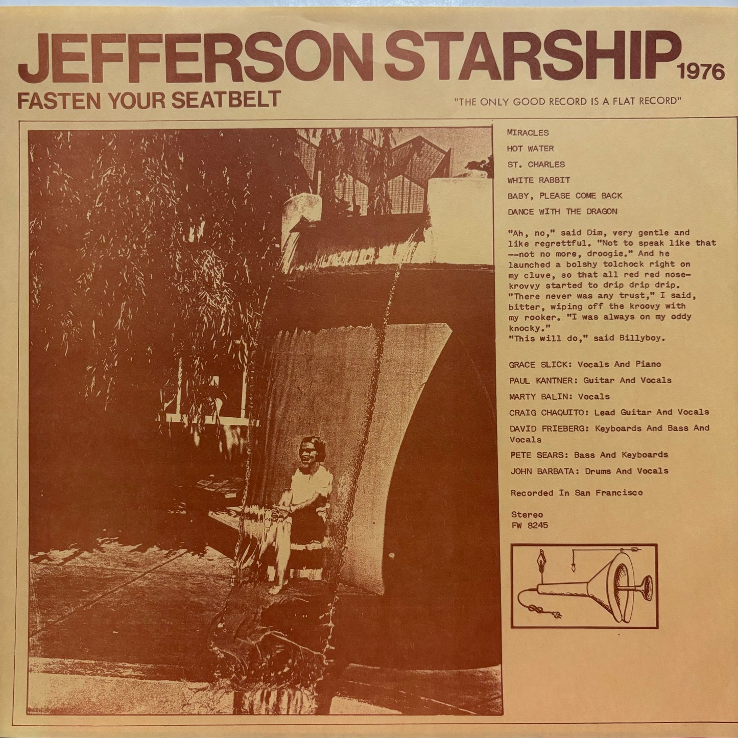 Jefferson Starship - Fasten Your Seatbelt (Used LP)