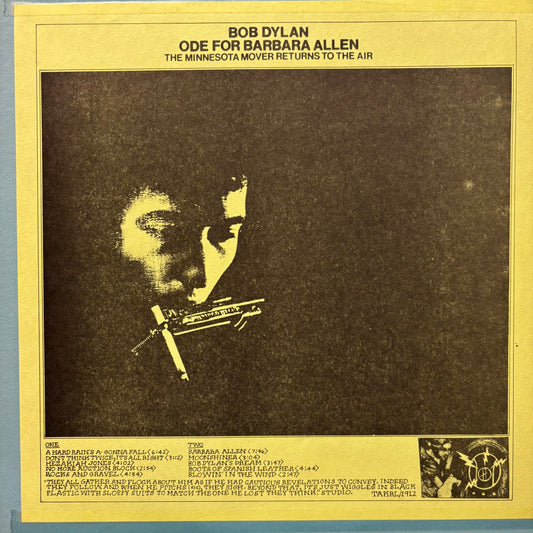 Bob Dylan - Ode For Barbara Allen (Used LP)