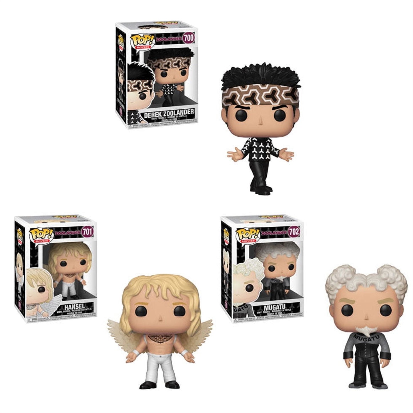 ZOOLANDER #700/701/702 - FUNKO POP!-SET OF 3