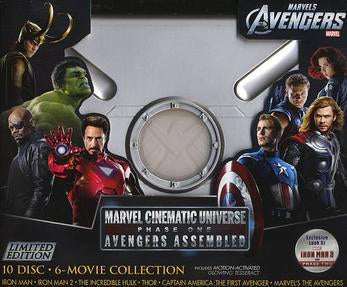 MARVEL CINEMATIC UNIVERSE COLLECTOR'S EDITION BOX SET PHASE 1 - 6-FILM COLLECTION + COLLECTIBLE ART CARDS AND POSTER [BLU-RAY] [REGION FREE]