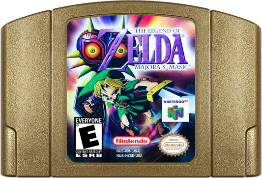 LEGEND OF ZELDA: MAJORA'S MASK (GOLD CAR  - N64