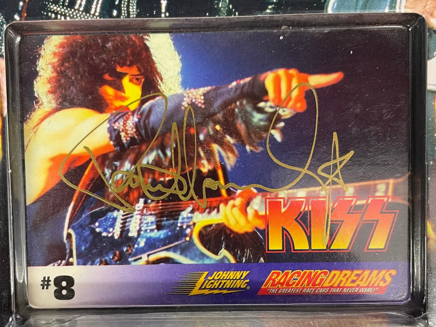 KISS: PAUL STANLEY #8 - JOHNNY LIGHTNING-AUTOGRAPHED