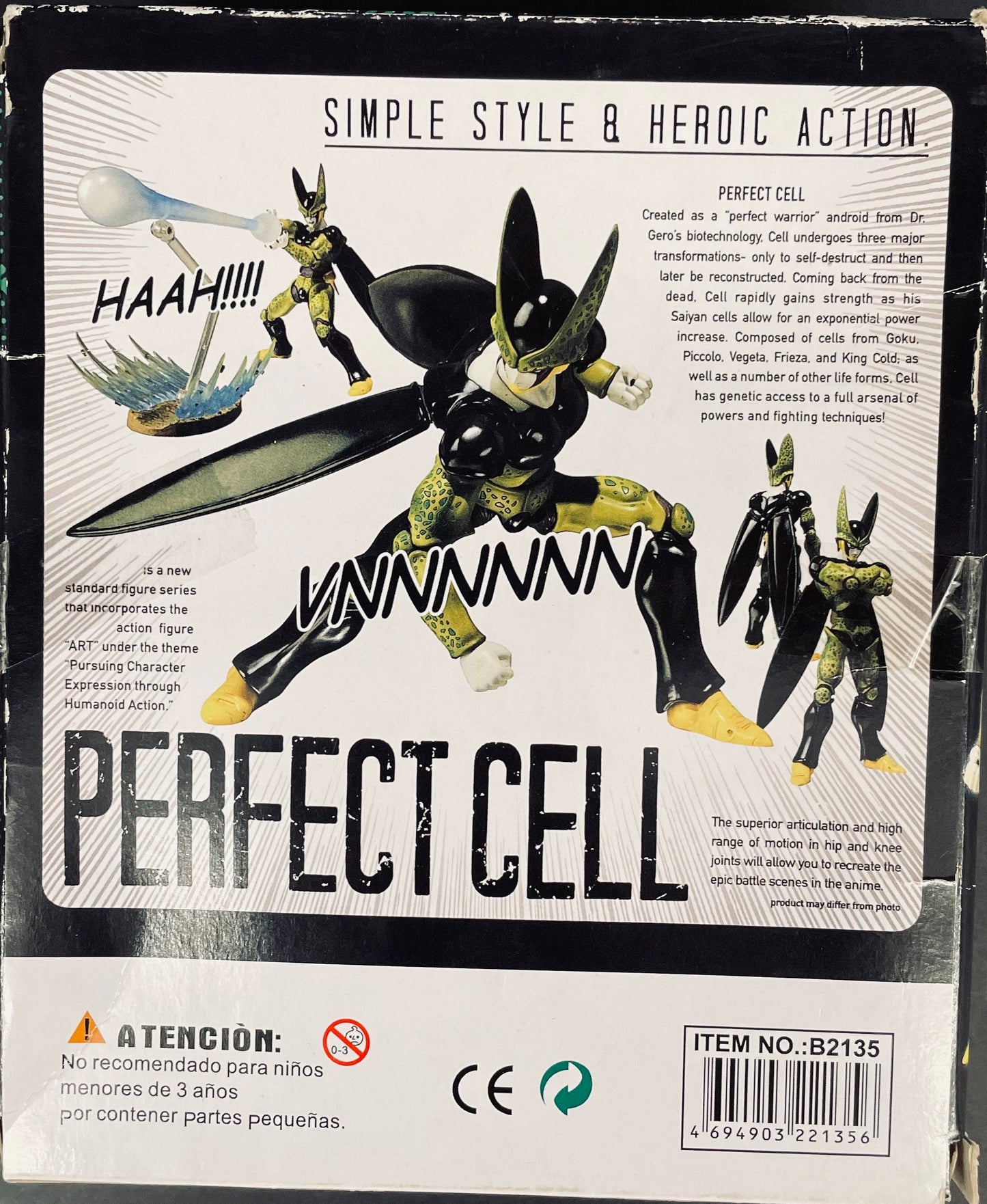 DRAGONBALL Z: PERFECT CELL - ITEM #B2135