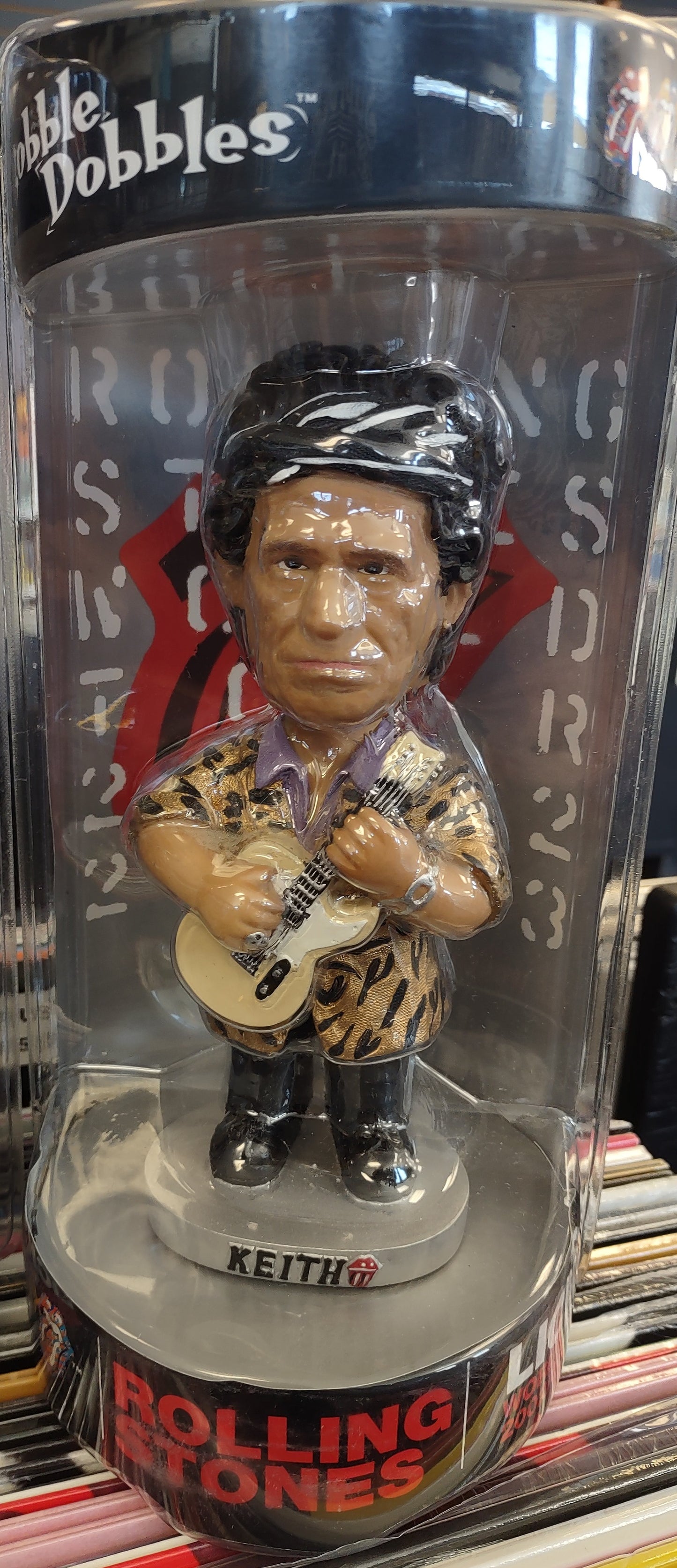 ROLLING STONES: KEITH/MICK/RONNIE/CHARLIE (SET OF 4) - BOBBLE DOBBLES-LICKS WORLD TOUR EXCLUSIVE