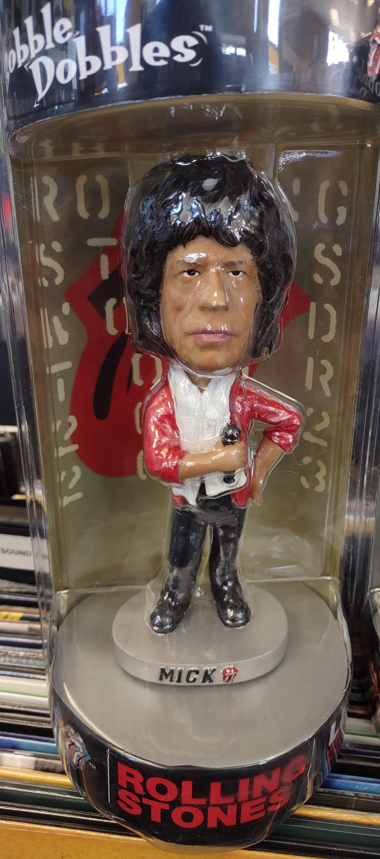 ROLLING STONES: KEITH/MICK/RONNIE/CHARLIE (SET OF 4) - BOBBLE DOBBLES-LICKS WORLD TOUR EXCLUSIVE