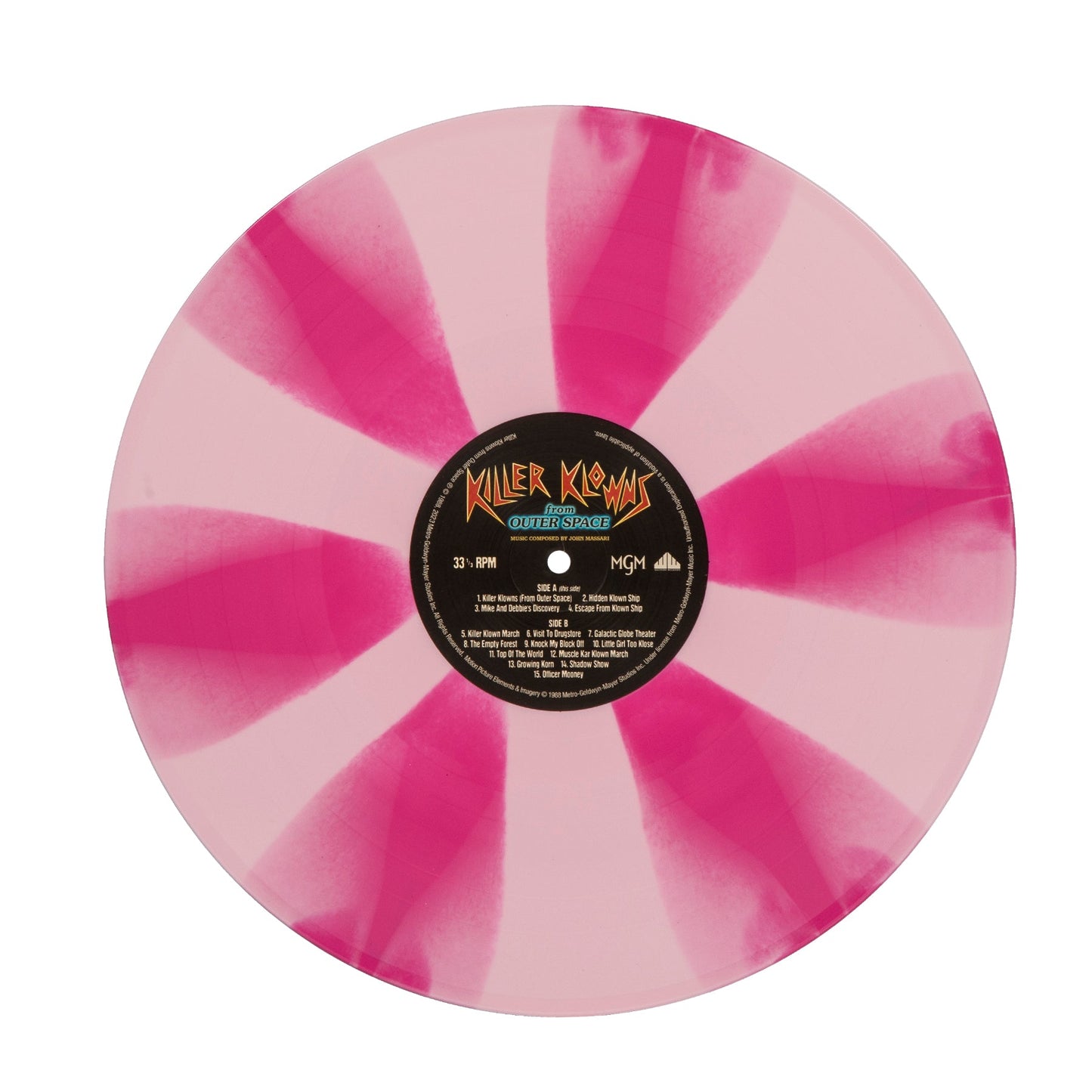 John Massari - Killer Klowns From Outer Space OST (150G/“Klownzilla” Pinwheel Colored Vinyl)