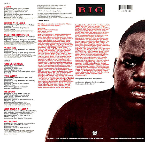 Notorious B.I.G. - Ready To Die (Used LP)