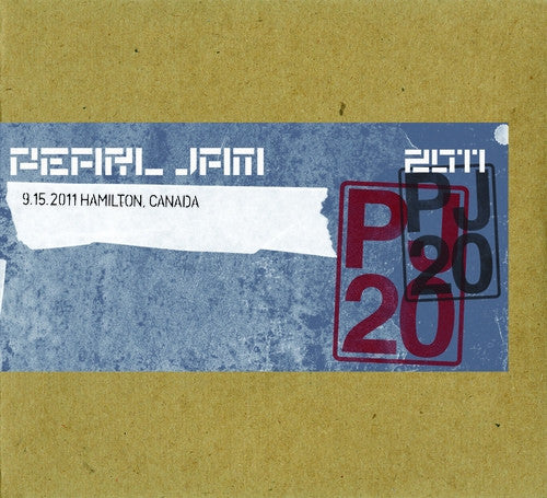 PEARL JAM - HAMILTON 9.15.2011 (2CDS)