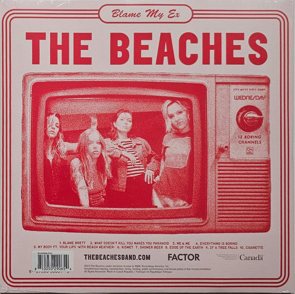 Beaches - Blame My Ex (Red/White) (Used LP)