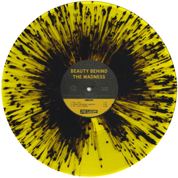 Weeknd - Beauty Behind The Madness (Yellow W/Black Splatter) (Used LP)